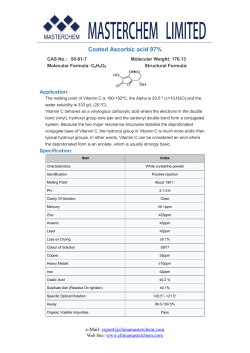 Coated Ascorbic acid 97%