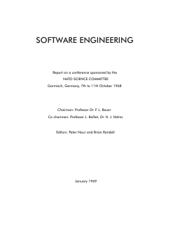NATO software engineering conference