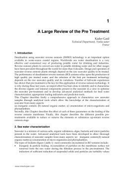 A Large Review of the Pre Treatment