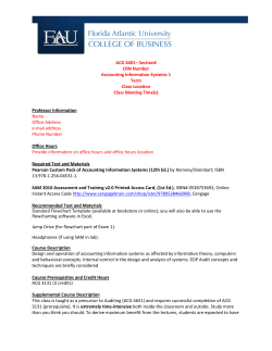Syllabus - Florida Atlantic University