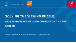 assessing reach of svod content on the big screen