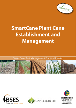 SmartCane Plant Cane Establishment and