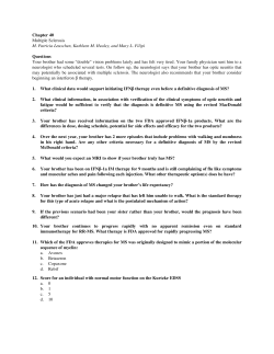 Chapter 40 Multiple Sclerosis M. Patricia Leuschen
