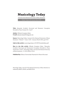 Musicology Today