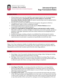 INTRAMURAL RACQUETBALL