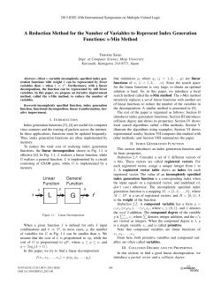 A Reduction Method for the Number of Variables to Represent Index
