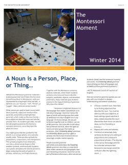 A Noun is a Person, Place, or Thing&hellip;