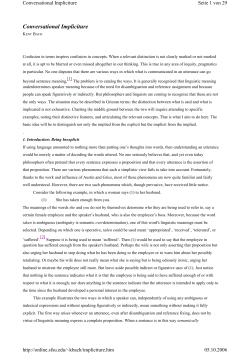 Conversational Impliciture