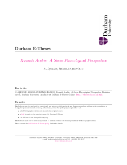 Hardbound Copy - Durham e-Theses