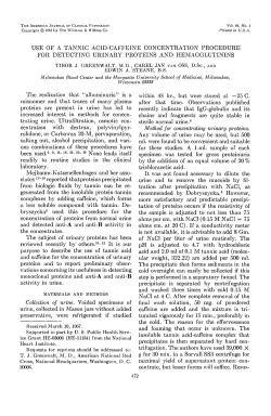 USE OF A TANNIC ACID-CAFFEINE CONCENTRATION