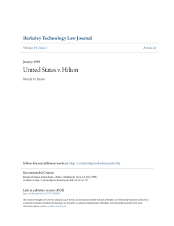 United States v. Hilton - Berkeley Law Scholarship Repository
