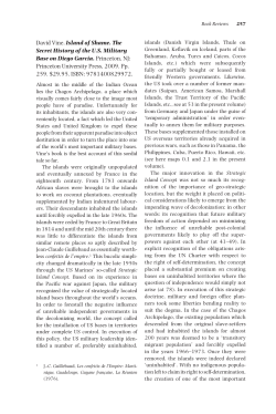 David Vine. Island of Shame. The Secret History of the U.S. Military
