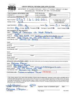 Application - Weld County