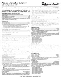 Account Information Statement
