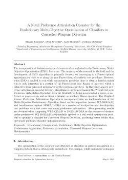 A Novel Preference Articulation Operator for the Evolutionary Multi