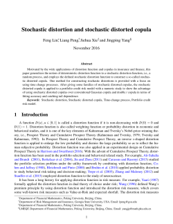 Stochastic distortion and stochastic distorted copula