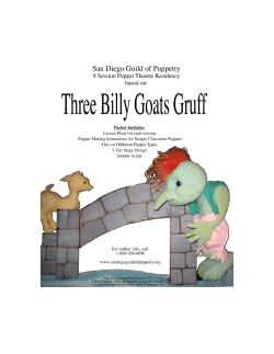 Three Billy Goats Gruff Puppetry Unit