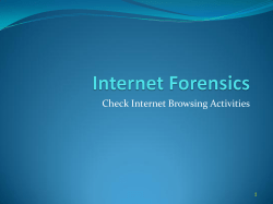 Check Internet Browsing Activities