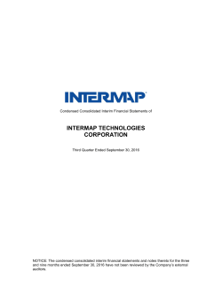 INTERMAP TECHNOLOGIES CORPORATION
