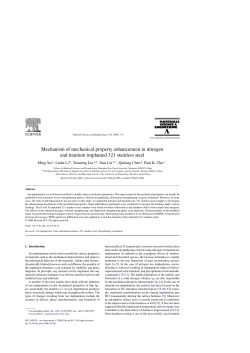 Mechanism of mechanical property enhancement in nitrogen and