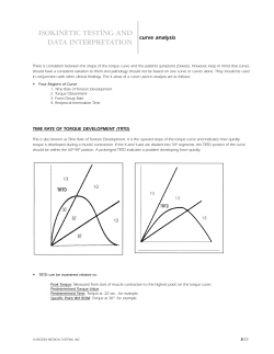 Manual, Clinical Resource &ndash; Curve Analysis