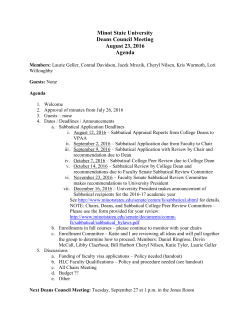 August - Minot State University