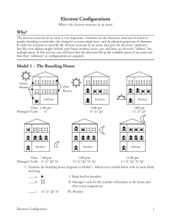 13 Electron Configuration-S