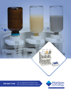 SPE-DEX 3100 Brochure