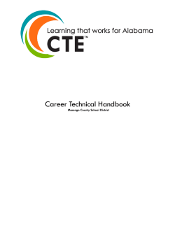 Career Technical Handbook