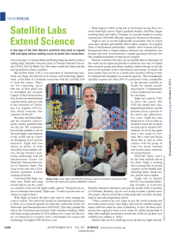 Satellite Labs Extend Science