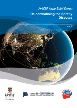 De-combatising the Spratly Disputes