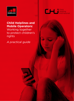Child Helplines and Mobile Operators: Working together to