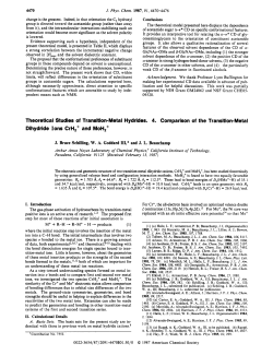 Theoretical studies of transition-metal hydrides. 4. Comparison of