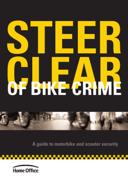 Steer Clear of Bike Crime