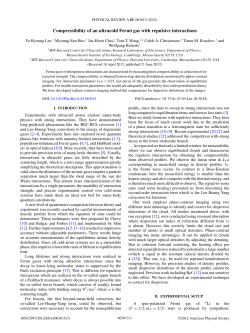 Compressibility of an ultracold Fermi gas with repulsive interactions