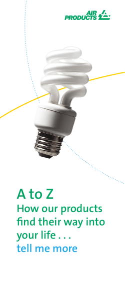 A to Z - Air Products and Chemicals, Inc.