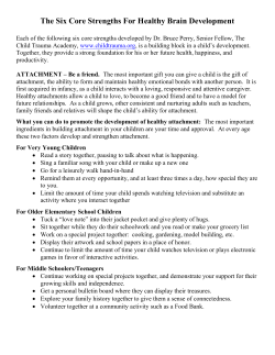 The Six Core Strengths For Healthy Brain