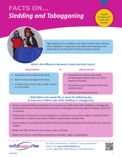 Sledding and Tobogganing
