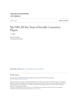 My NBA All-Star Team of Socially Conscience Players