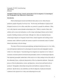 Fluvial Environments and Their Role on