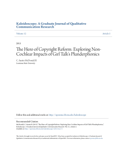 The Hero of Copyright Reform: Exploring Non-Cochlear