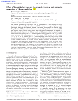 Effect of interstitial oxygen on the crystal structure and magnetic