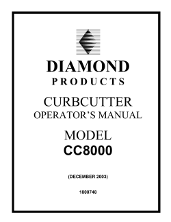 CC8000 Operator Manual
