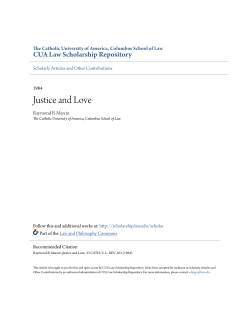 - CUA Law Scholarship Repository