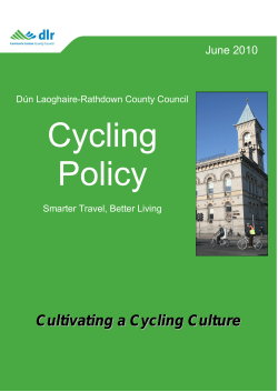 dlr Cycling Policy - Dun Laoghaire Rathdown County Council