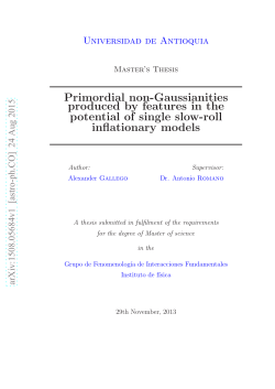 Primordial non-Gaussianities produced by