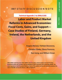 Labor and Product Market Reforms in Advanced Economies