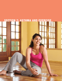 SECTION 7: ASTHMA AND EXERCISE