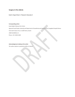 One characteristic of the aging body is a reduction in physiologic