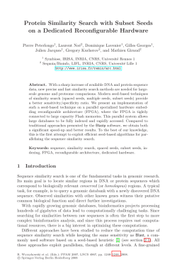 Protein Similarity Search with Subset Seeds on a Dedicated